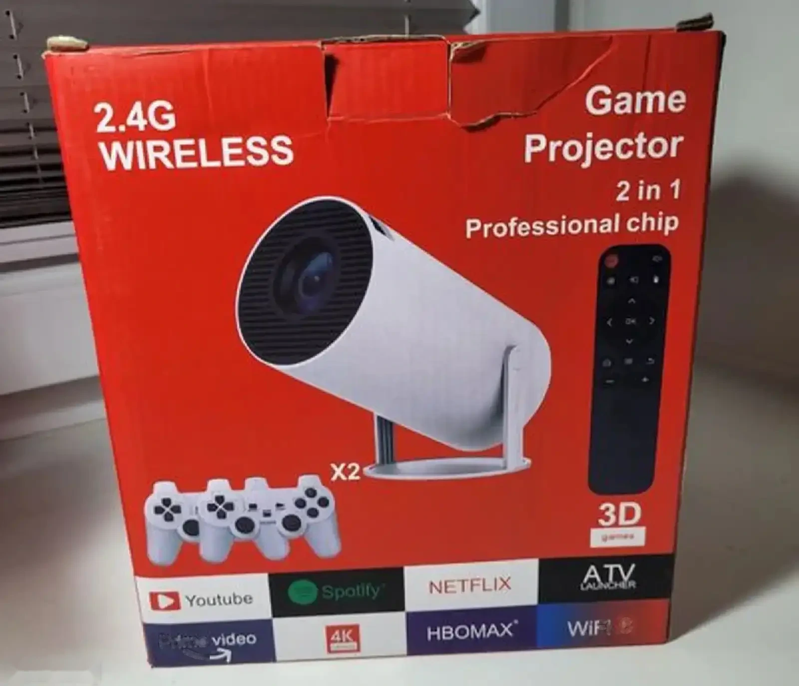 Игровой проектор 2 в 1 4K WiFi 6 Android — фото 4