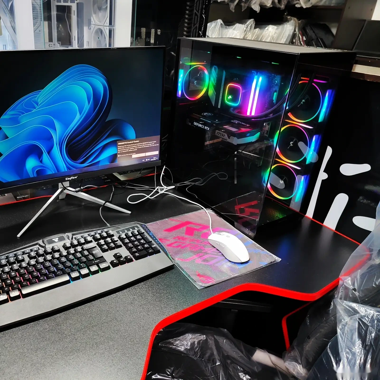 Игровой Компьютер DeepCool CG580 Core i7-Ultra 265Kf DDR5 32GB SSD 512GB RTX 506 — фото 7