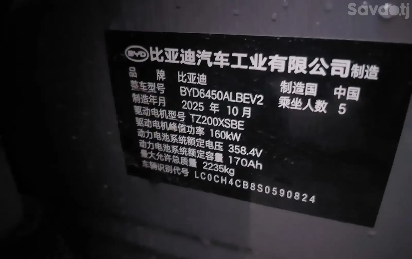 BYD Sea Lion 06, 2025