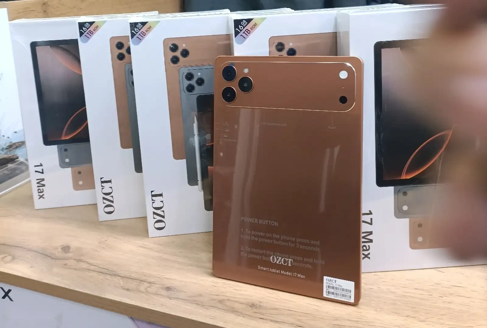 Планшет OZCT 17 PRO max 2sim 16/1tera Orange 10000 battery — фото 3