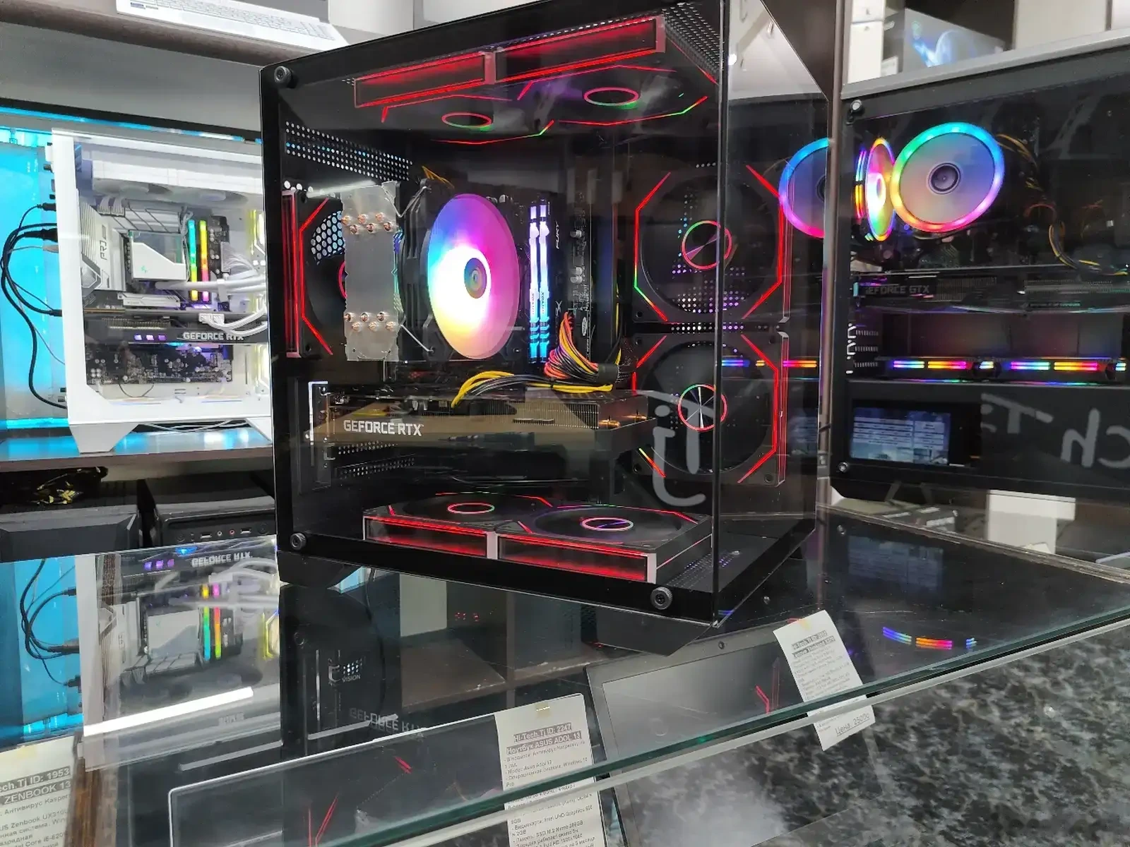Игровой Компьютер Аквариум I5-12400F 16GB/SSD 512GB RTX 3060 12GB — фото 3
