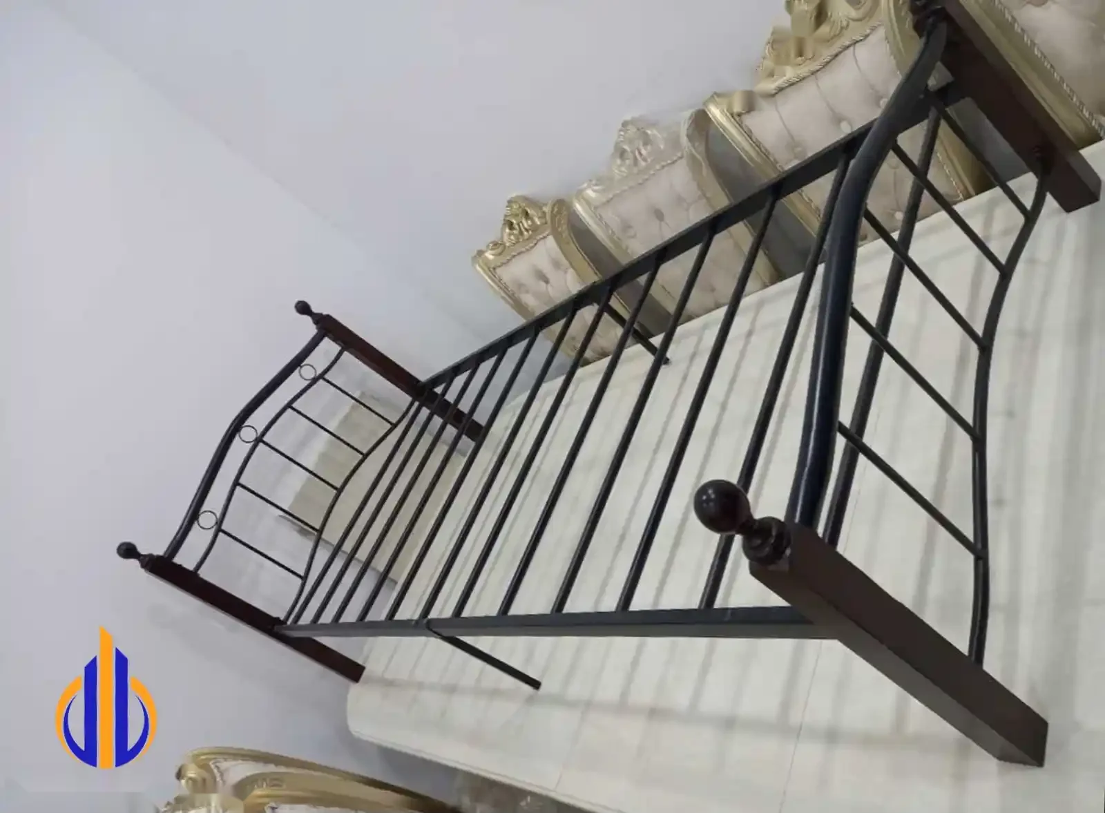 Кровать металлическая 2м х 0.90м