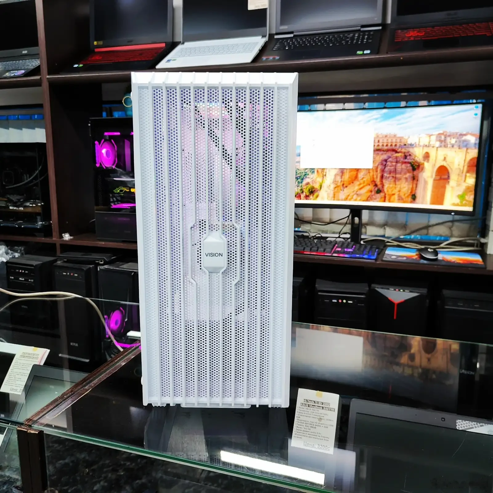 Игровой Системный блок VISION White i5 Ram 16gb SSD 500GB — фото 5