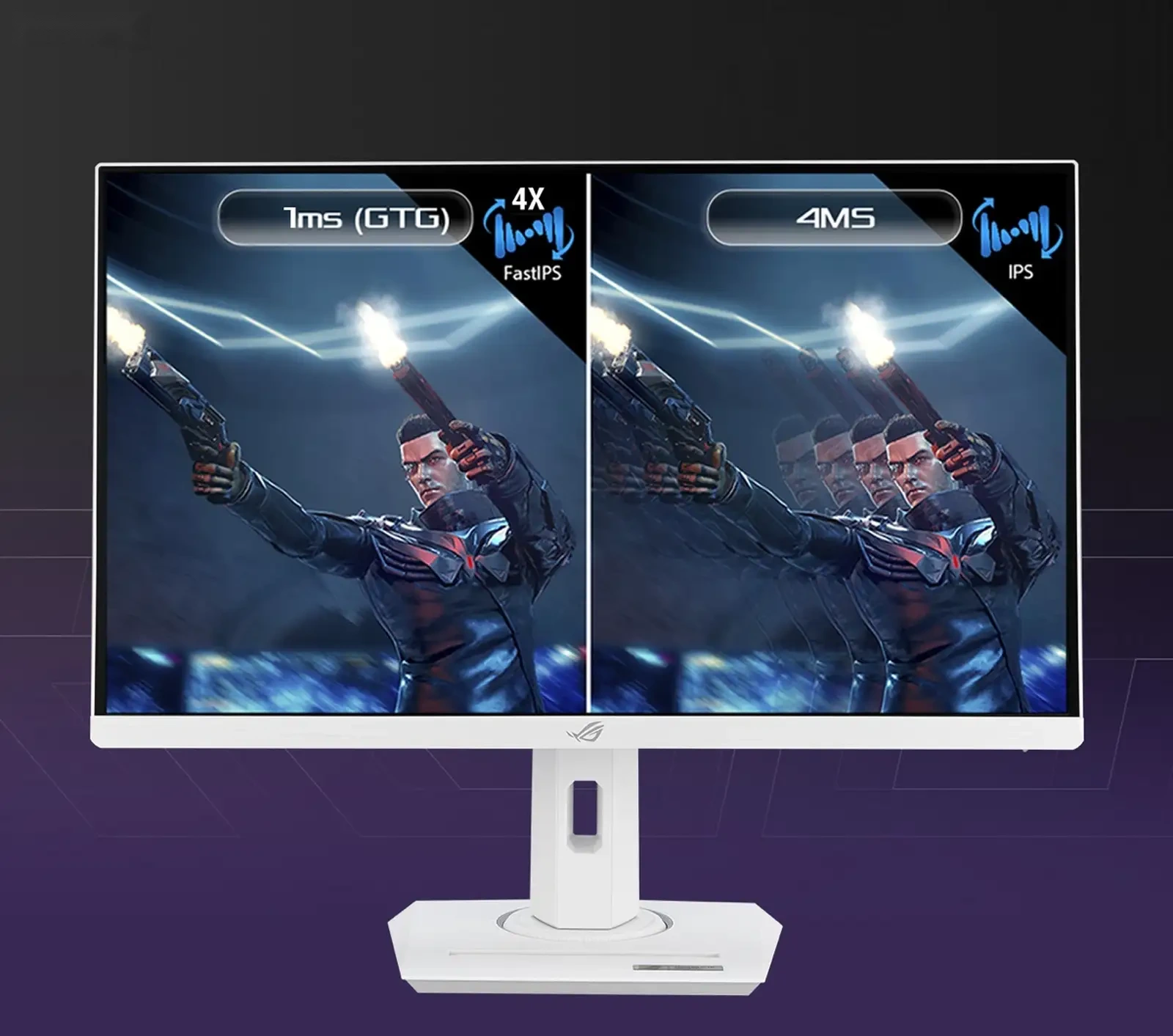 Монитор 24.5 Asus ROG STRIX XG259QNS-W, Ips, 380hz, белый — фото 3