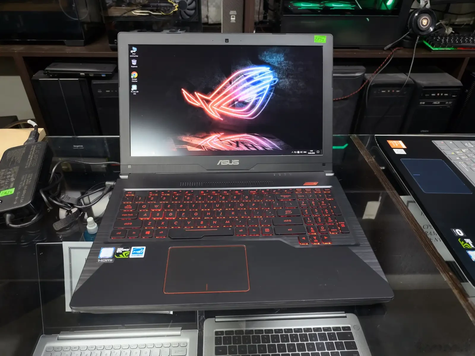 Игровой Ноутбук ASUS TUF FX504 Core i5-8GEN 8GB/128SSD 1TB HDD — фото 4