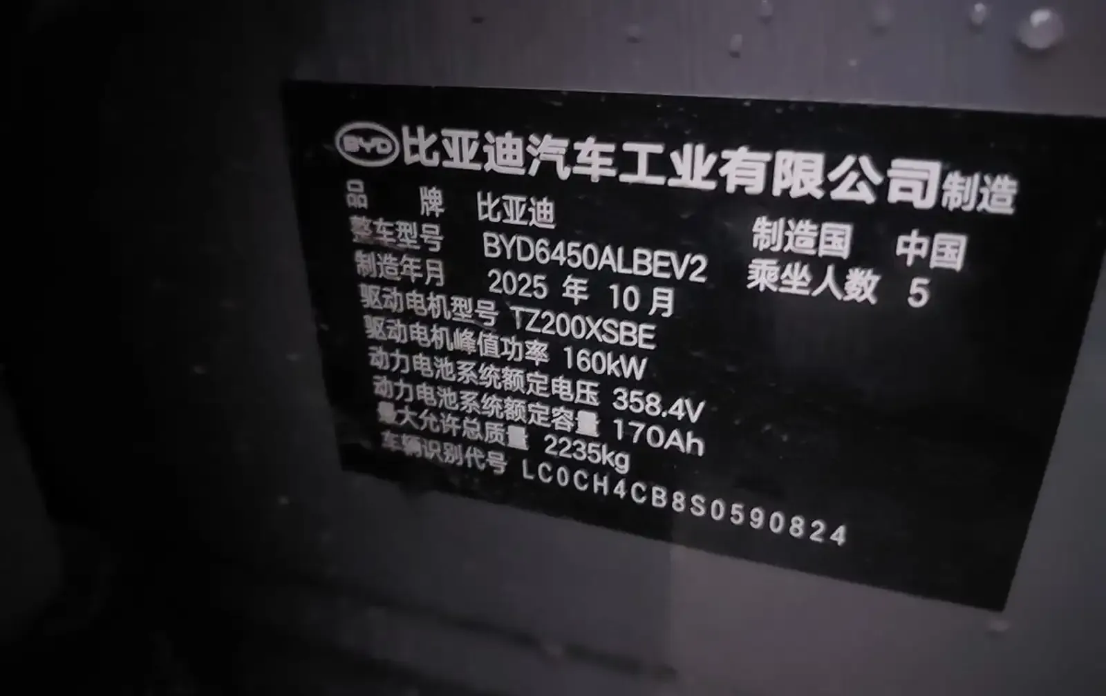 BYD Sea Lion 06, 2025