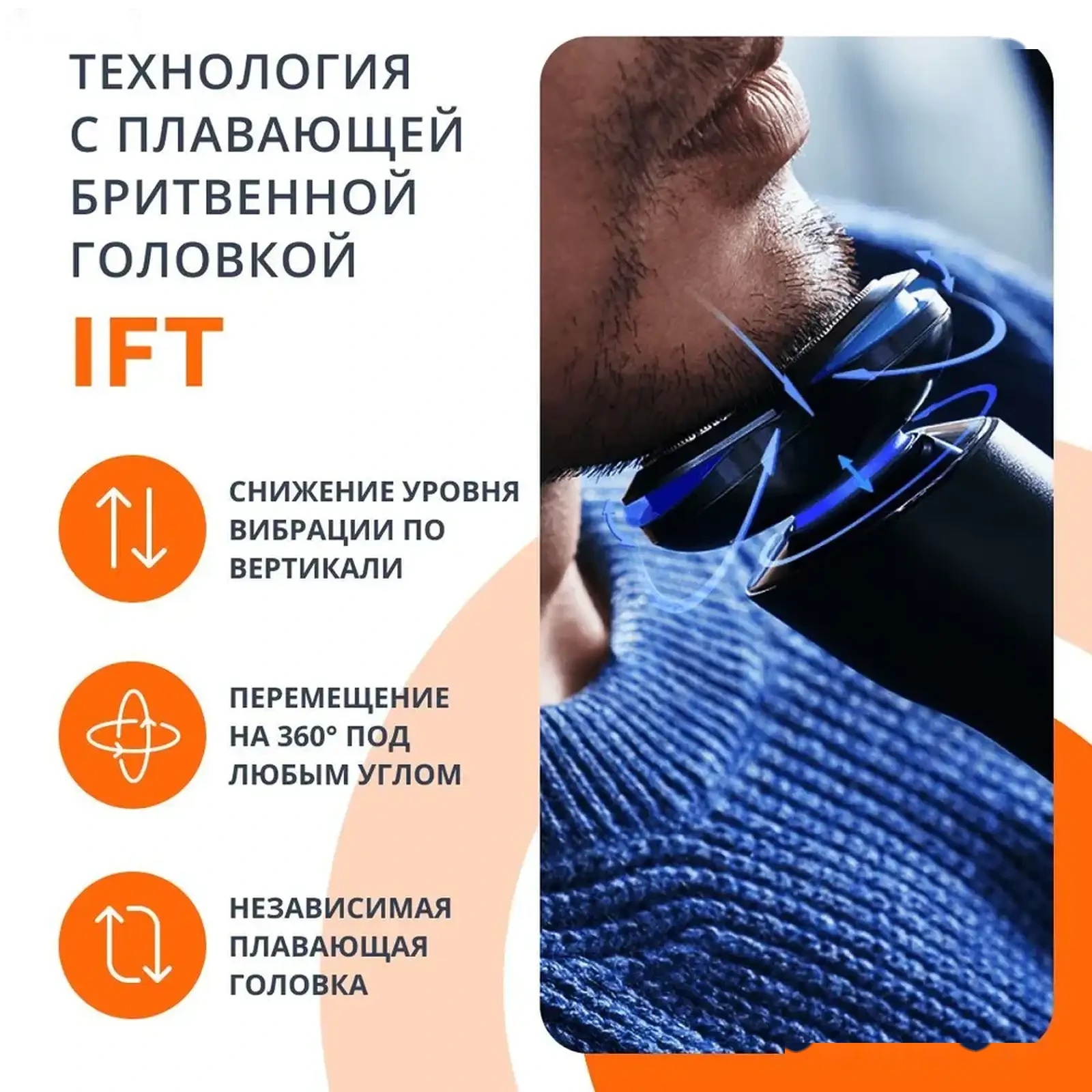 Электробритва Xiaomi Mi Electric Shaver S700 — фото 6