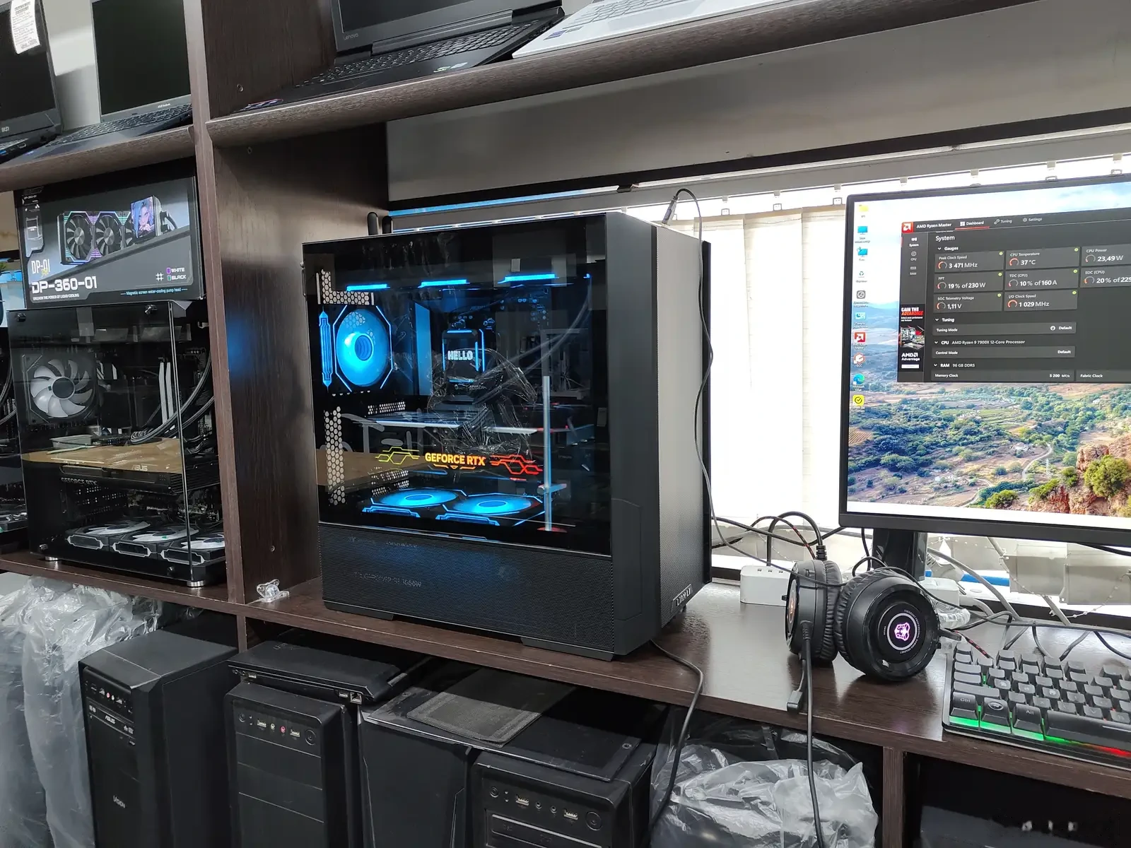 Персональный компьютер Lian-li AMD RYZEN 9-7900X RAM 32GB/RTX5080 16GB — фото 6