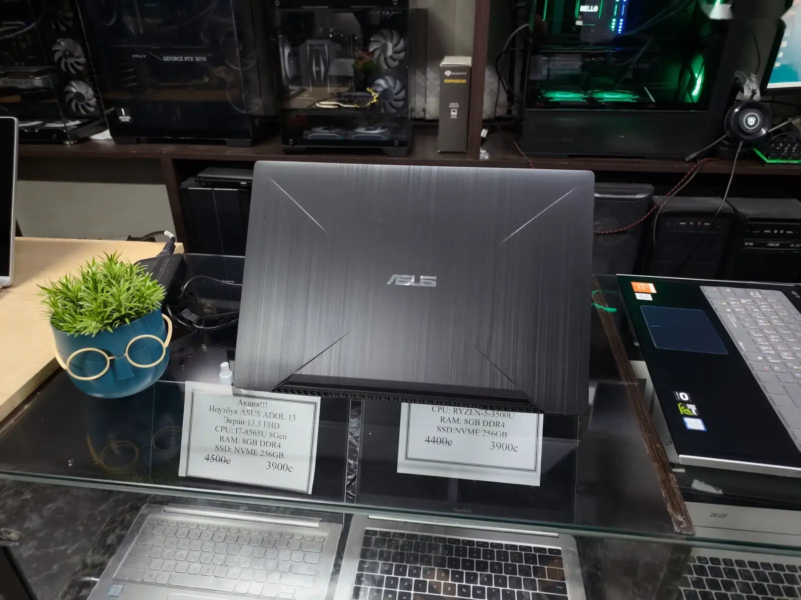 Игровой Ноутбук ASUS TUF FX504 Core i5-8GEN 8GB/128SSD 1TB HDD — фото 2