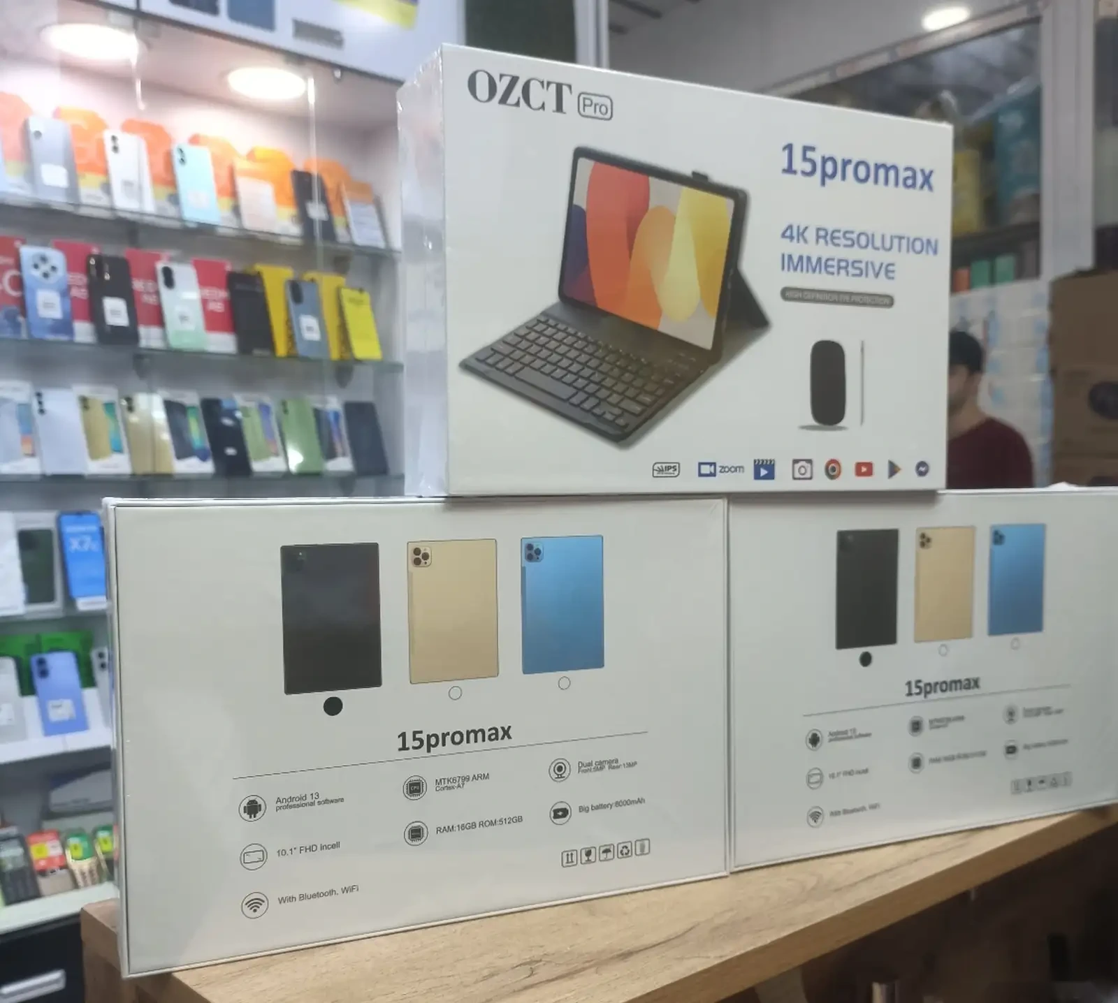 Планшет 15 Pro Max 16/512gb Blue 8000мач — фото 2