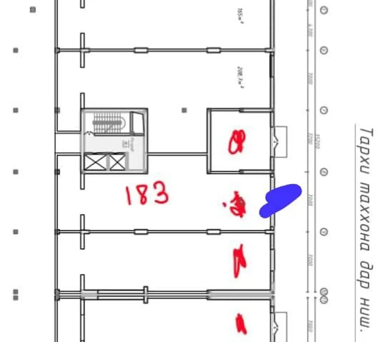 Помещение под свободное назначение, 183м², Шохмансур — фото 6