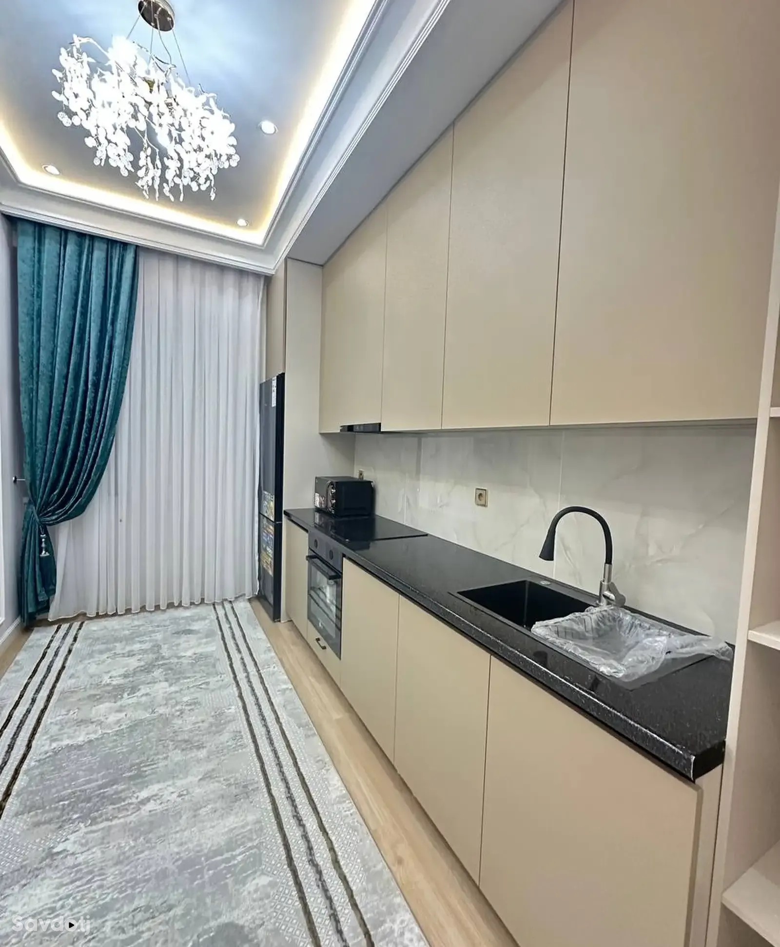2-комн. квартира, 16 этаж, 70 м², И.Сомони Славянский университет — фото 2