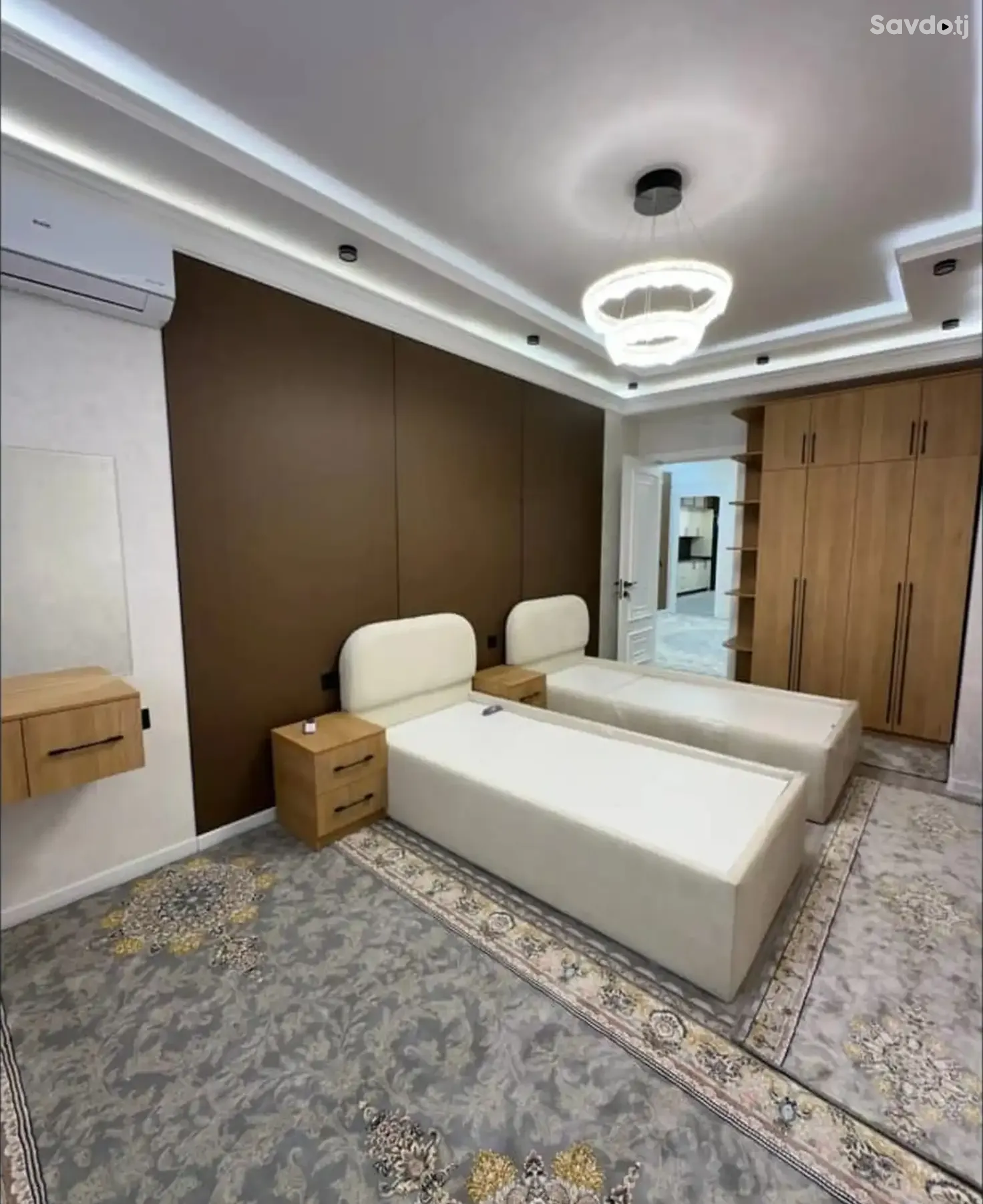 3-комн. квартира, 13 этаж, 105м², Сомони — фото 4