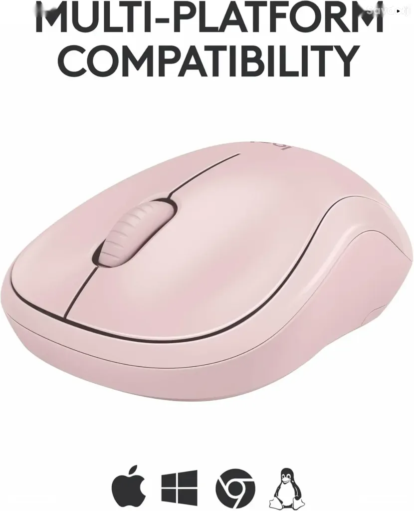 Беспроводная мышь Logitech M240 Silent Bluetooth Mouse Rose