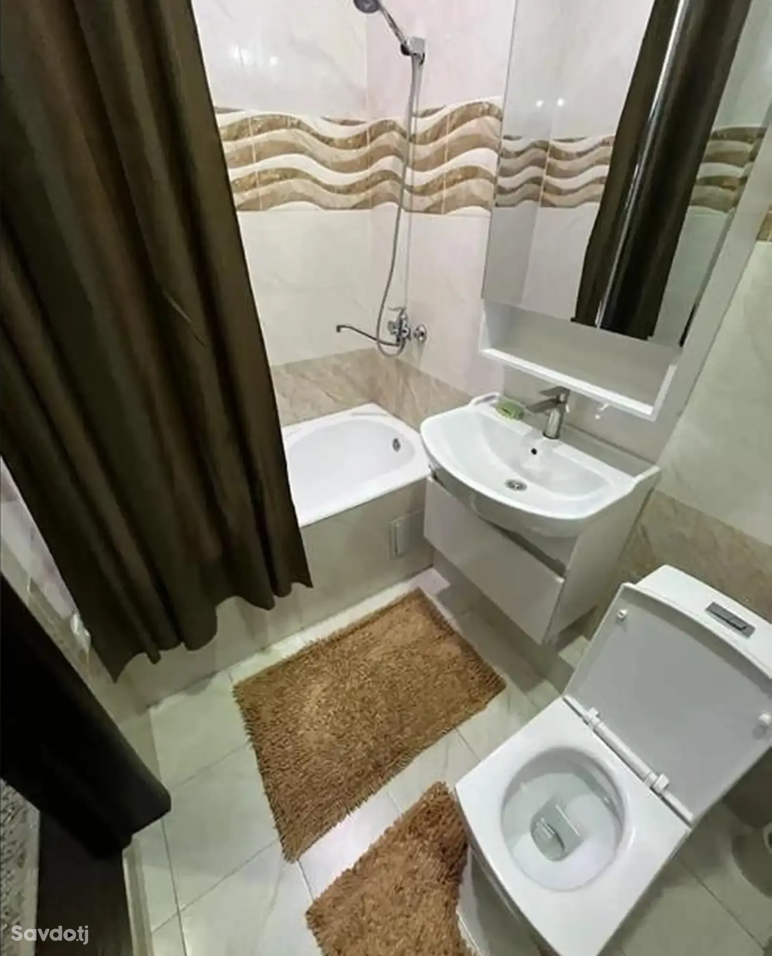 2-комн. квартира, 11 этаж, 80м², Сомони — фото 9