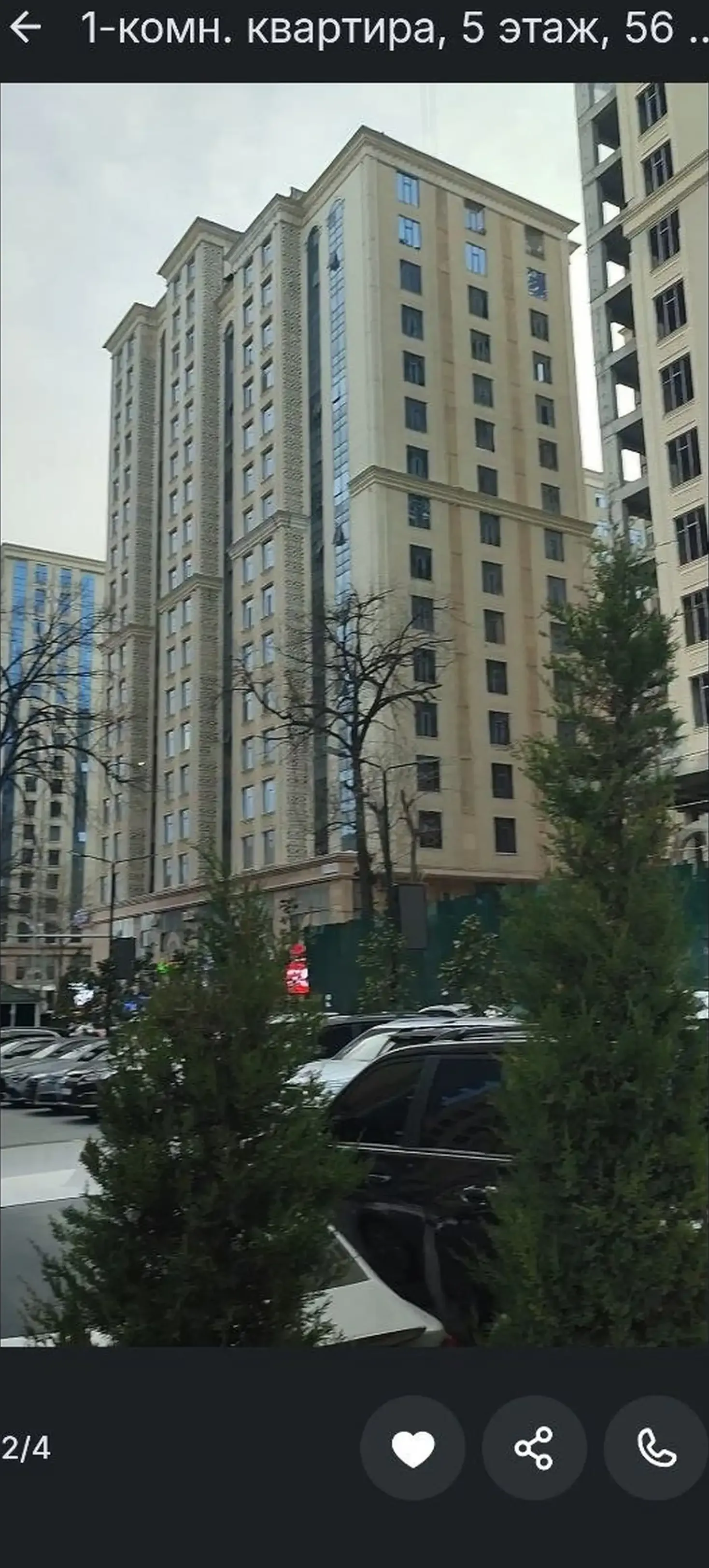 1-комн. квартира, 5 этаж, 56 м², Шохмансур — фото 3