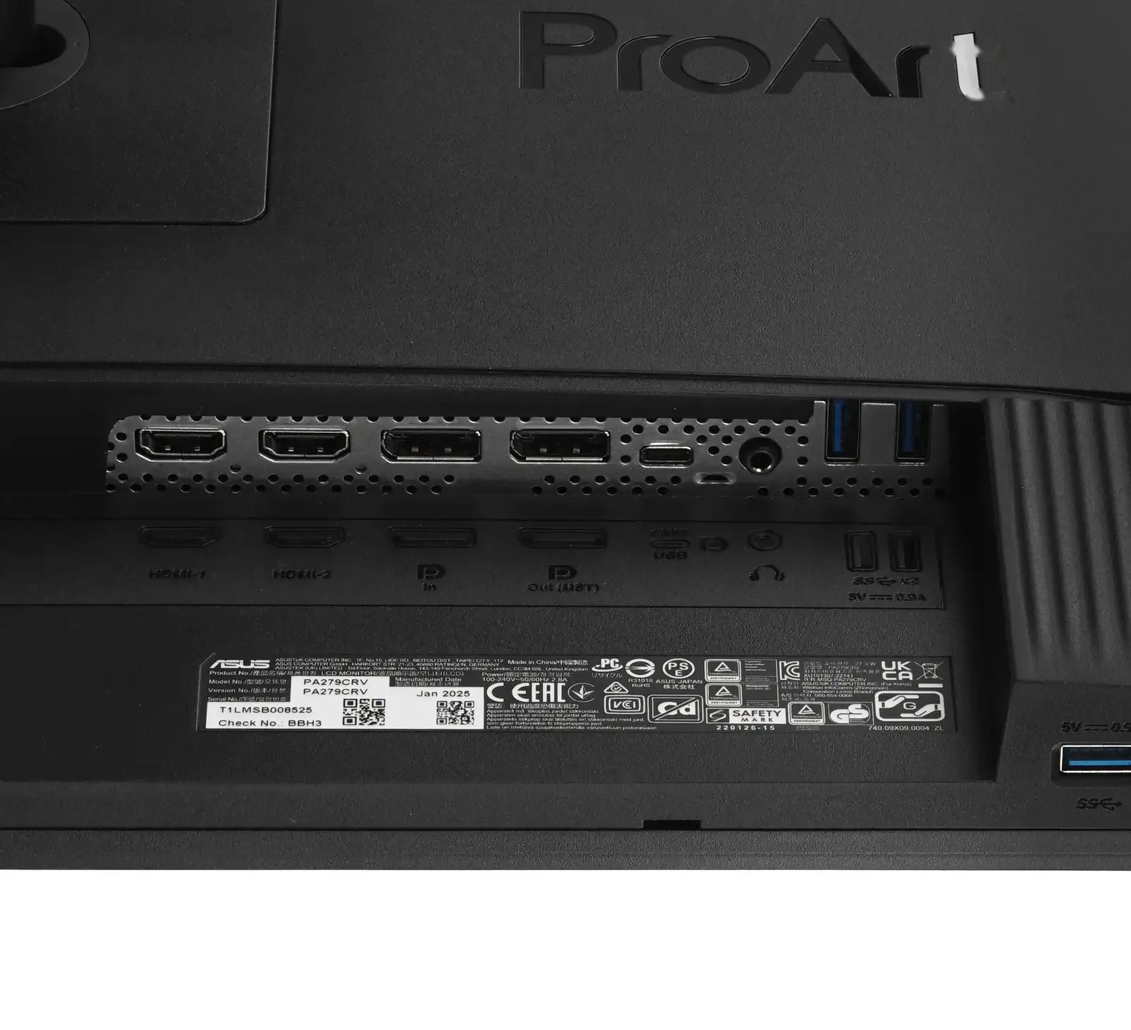 Монитор 27 Asus ProArt PA279CRV 4k60hz