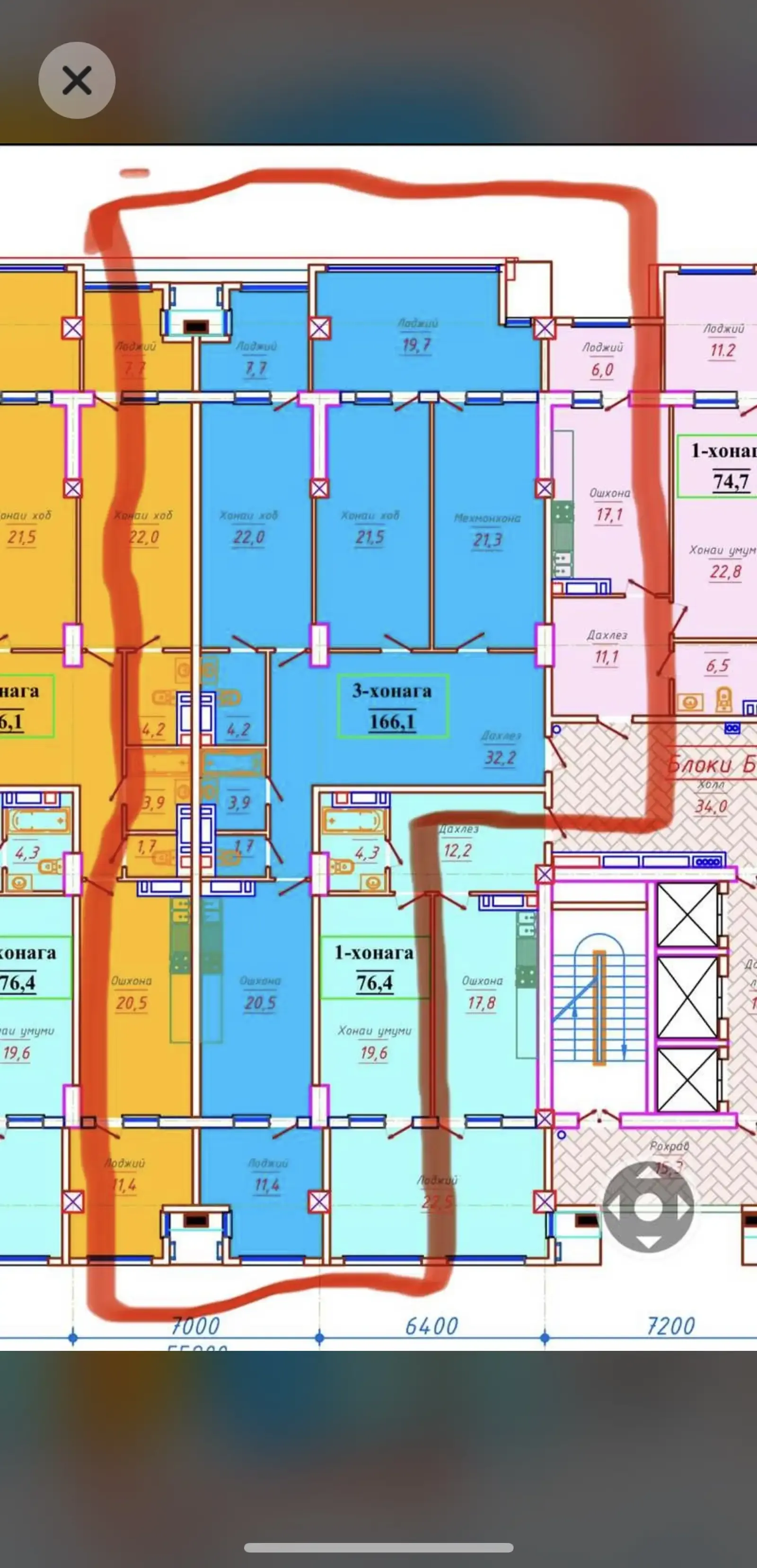 3-комн. квартира, 15 этаж, 166 м², И Сомони Спартак