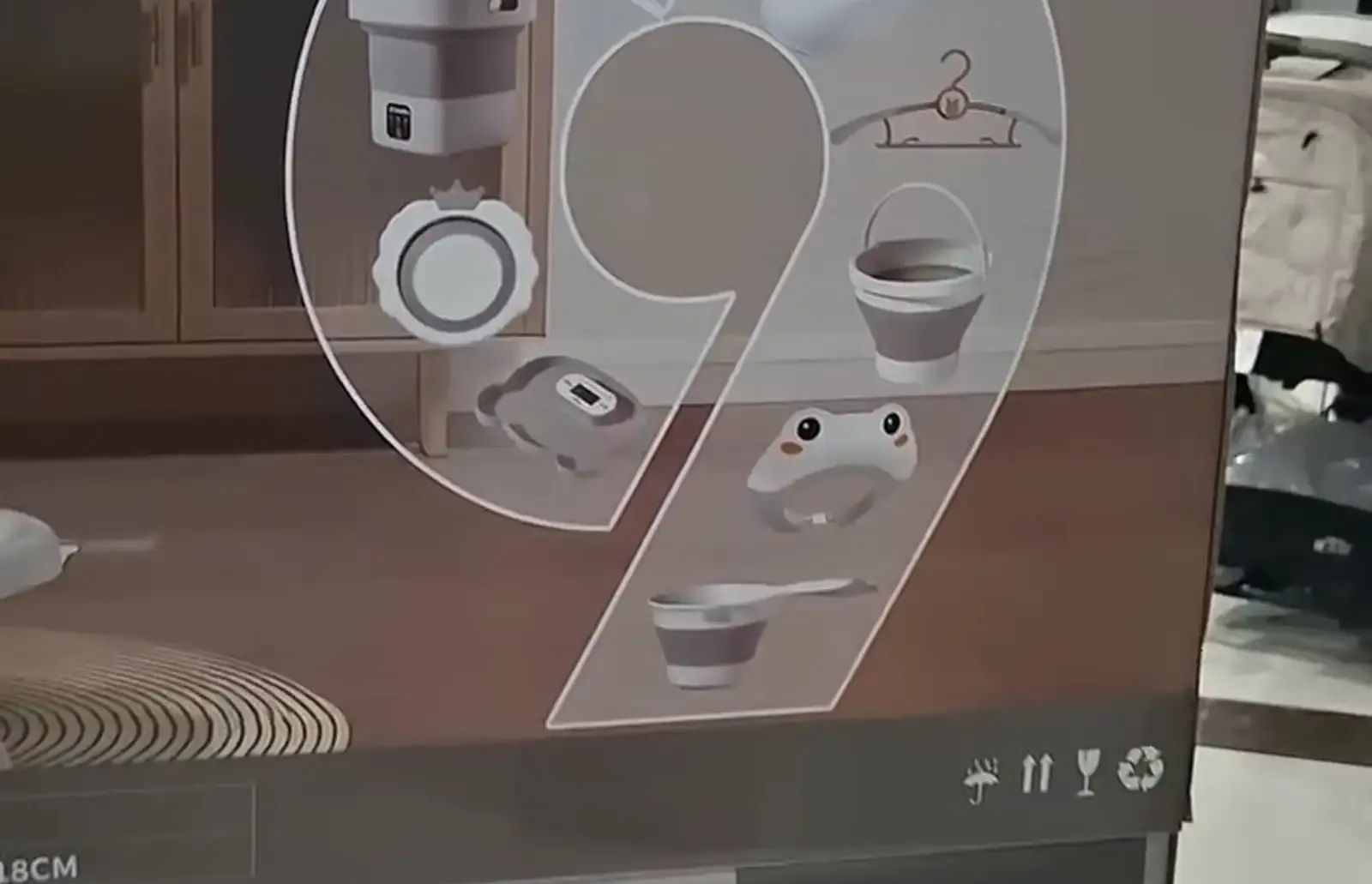Складная ванна для младенцев Iining Baby 9в1