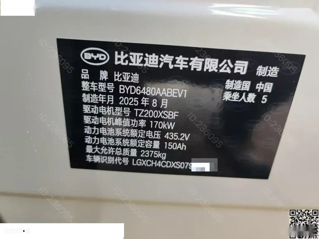 BYD Sea Lion 06, 2025 на заказ