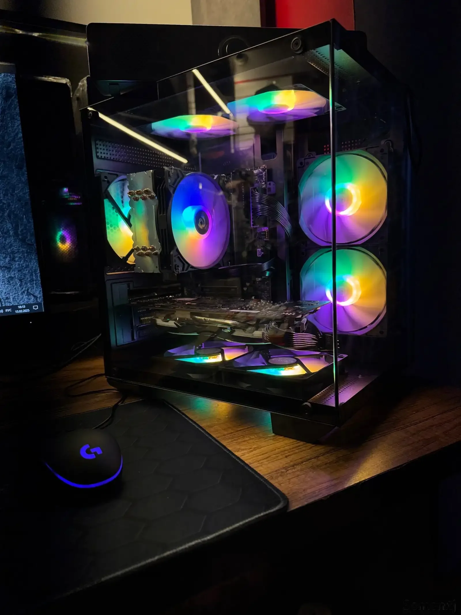 Игровой компьютер core i5 7500/RAM 16GB DDR 4/RX 580 8Gb GDDR 5/NVME512 GB/Wi-fi