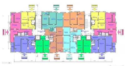 2-комн. квартира, 13 этаж, 105 м², Корвон — фото 2