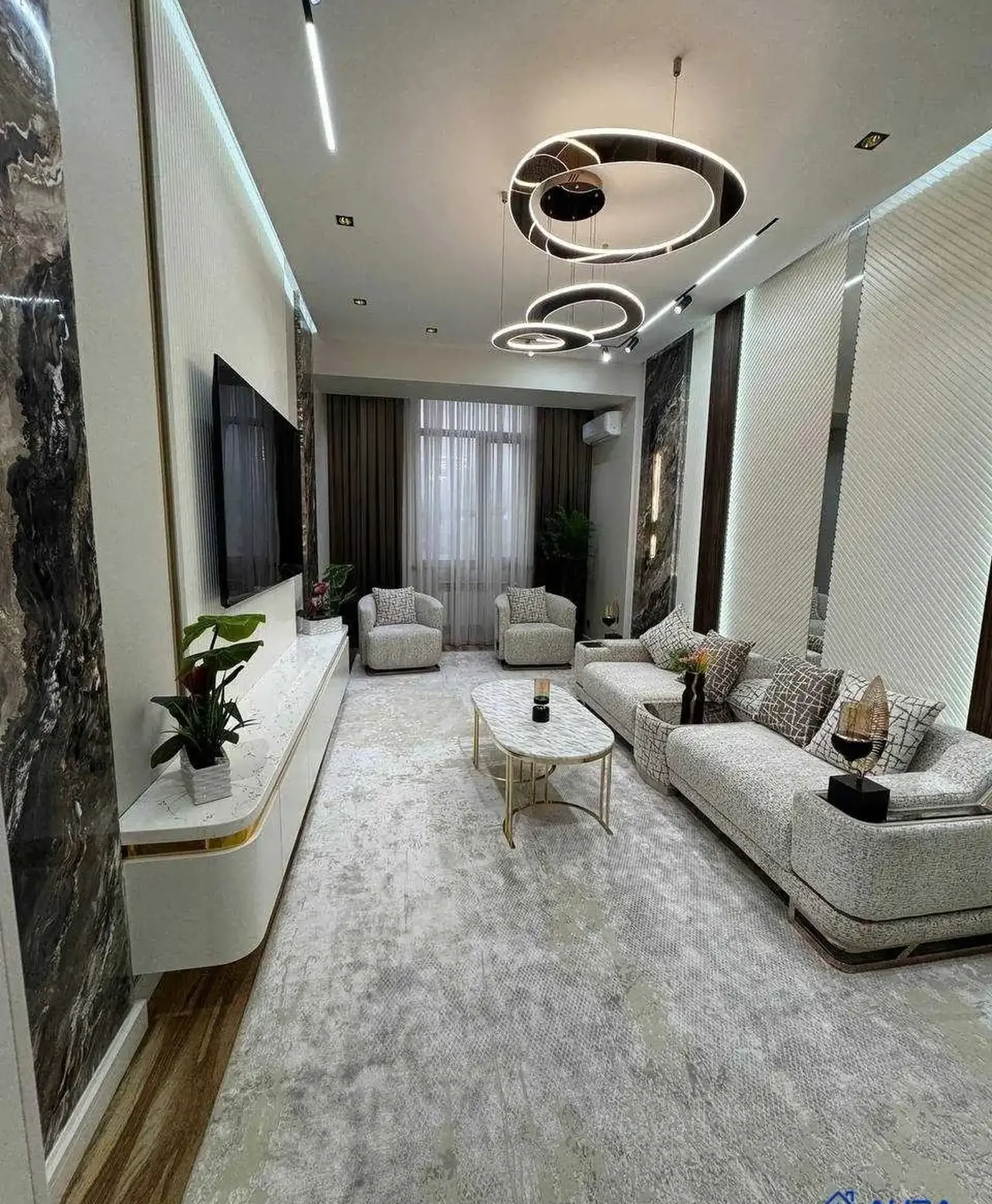 2-комн. квартира, 17 этаж, 98 м², Шоҳмансур, Бурҷи Анушервон — фото 4