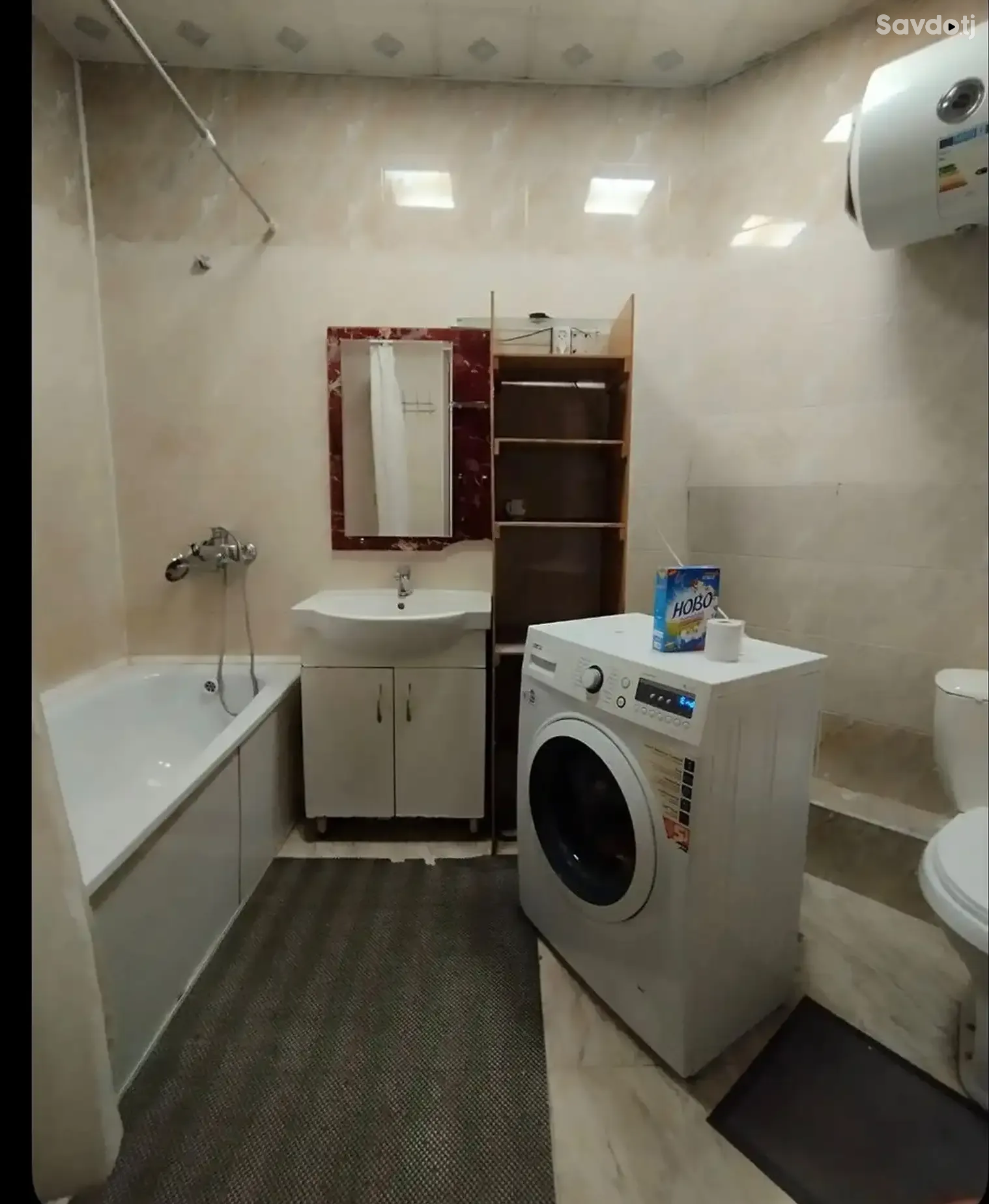 2-комн. квартира, 9 этаж, 60м², Сомони — фото 5