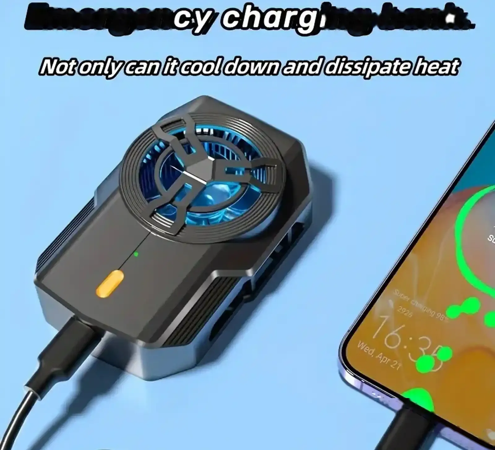 Охладитель для телефона с зарядом Cooler Battery Type C S17