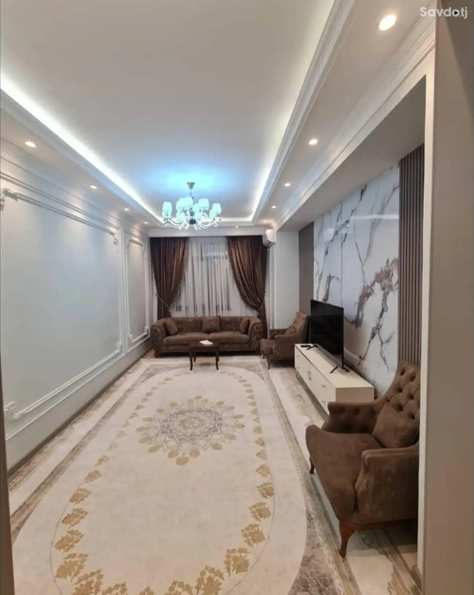 3-комн. квартира, 15 этаж, 95м², Шохмансур — фото 3