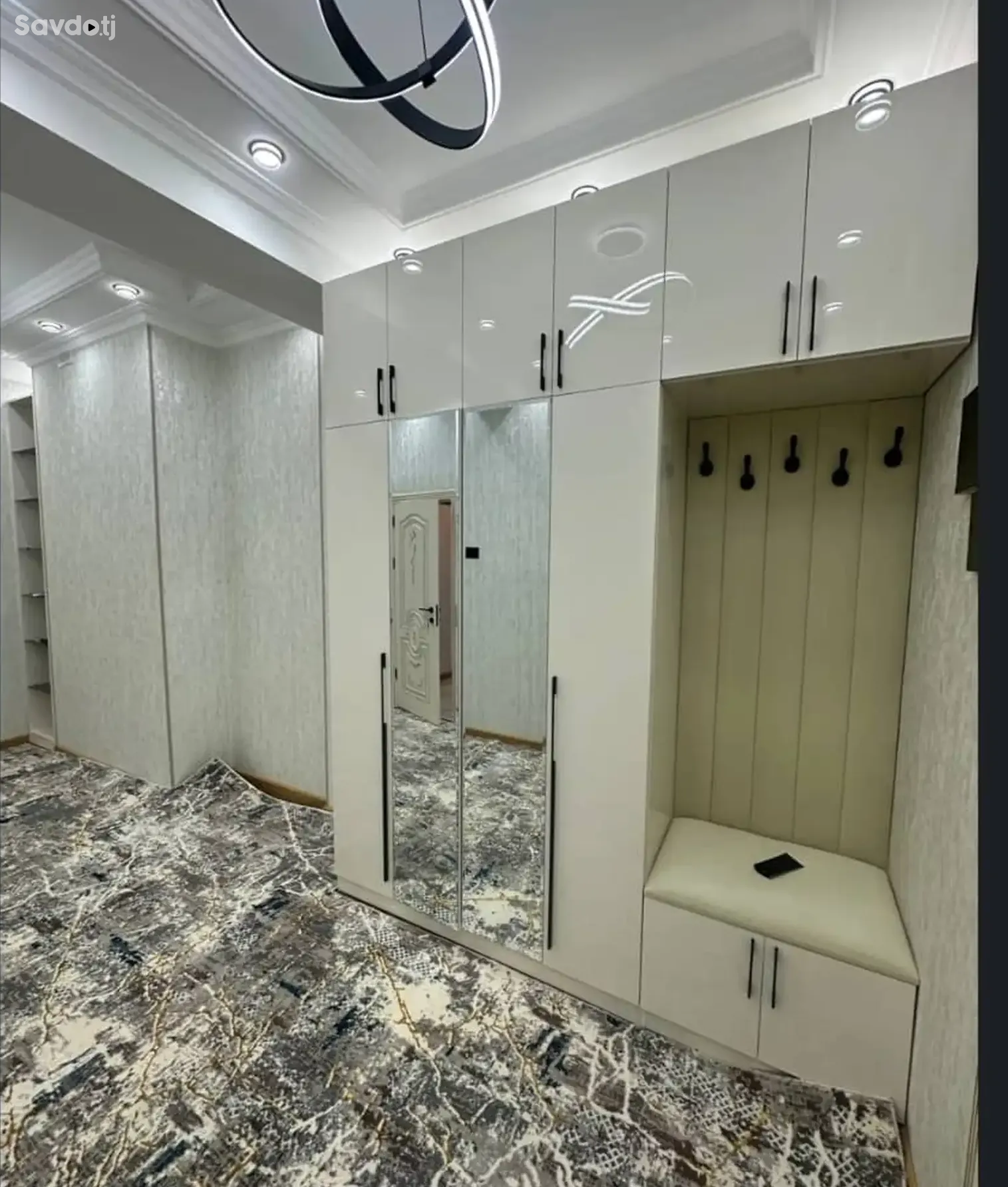 2-комн. квартира, 9 этаж, 60м², Сомони — фото 3