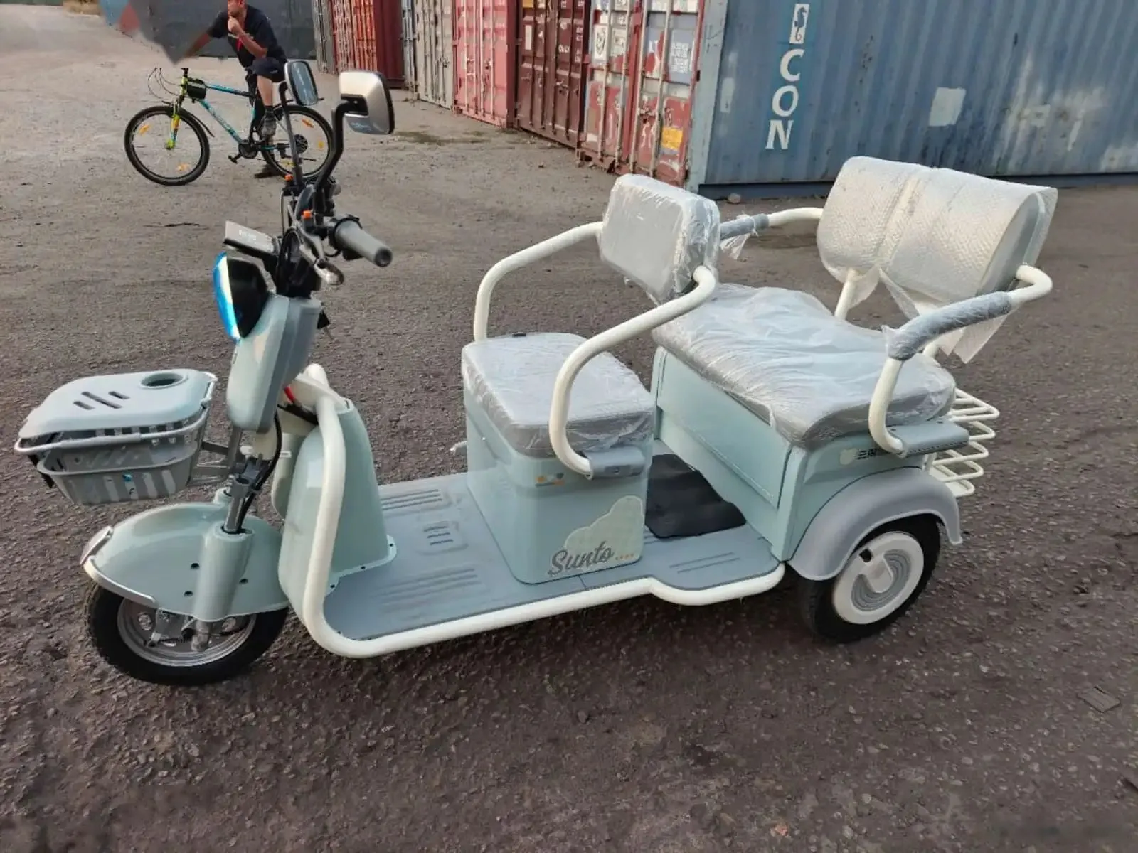 Электронный Скутер Трёхколёсный