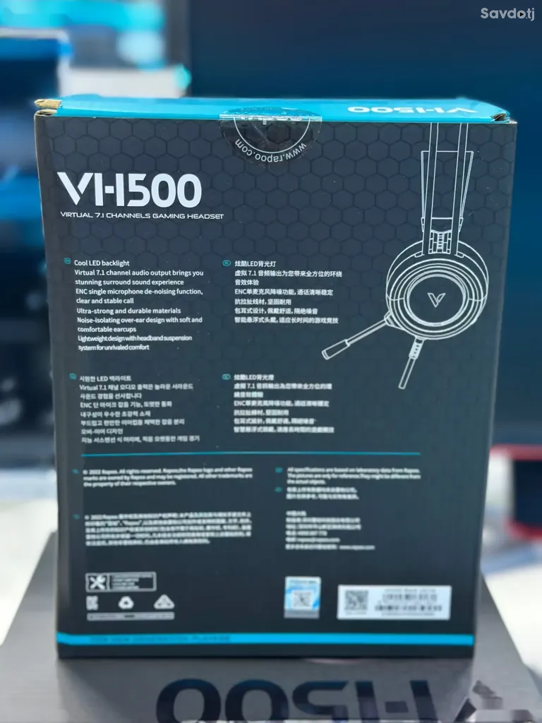 Наушники Rapoo VI 1500