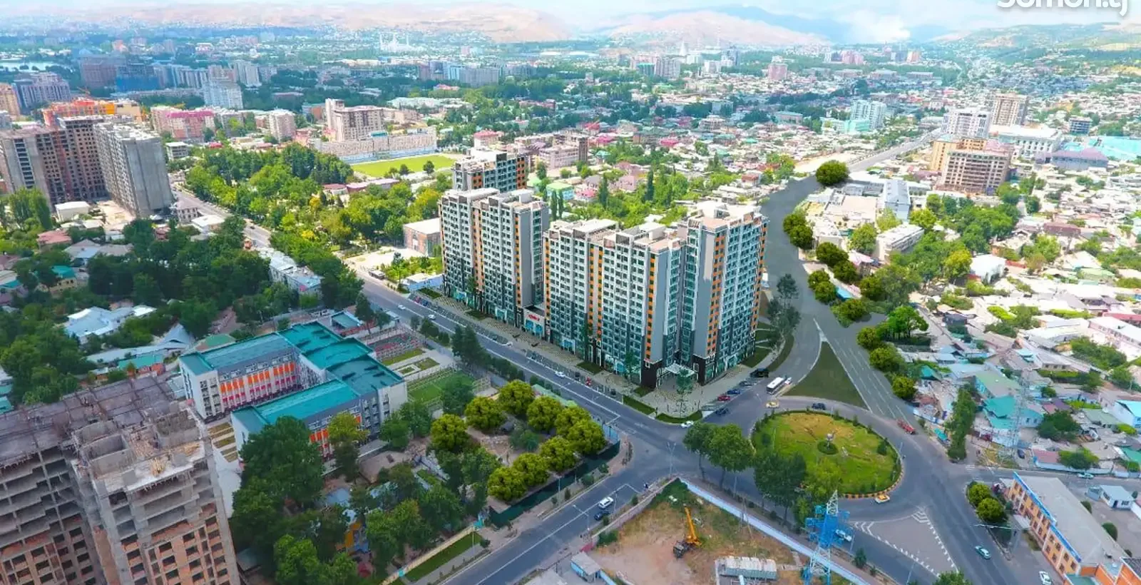 3-комн. квартира, 8 этаж, 101 м², Исмоили Сомони Спартак — фото 2