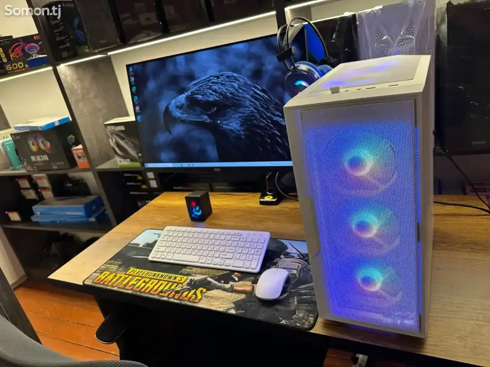 Игровой компьютер core i7 4770/RAM 16GB/NVME M2 256GB/RX 580 8GB/HDD 1TB/Wi-fi