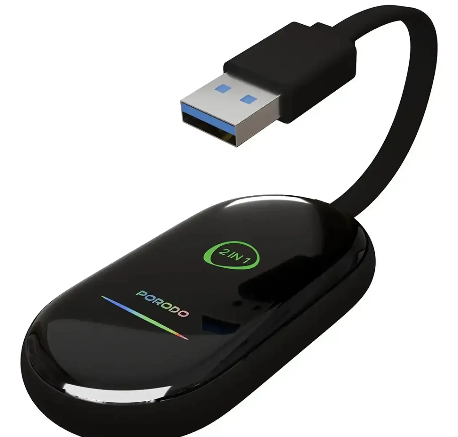 Беспроводной адаптер Porodo Play-X Wireless Carplay Adapter with Wi-Fi and Bluet
