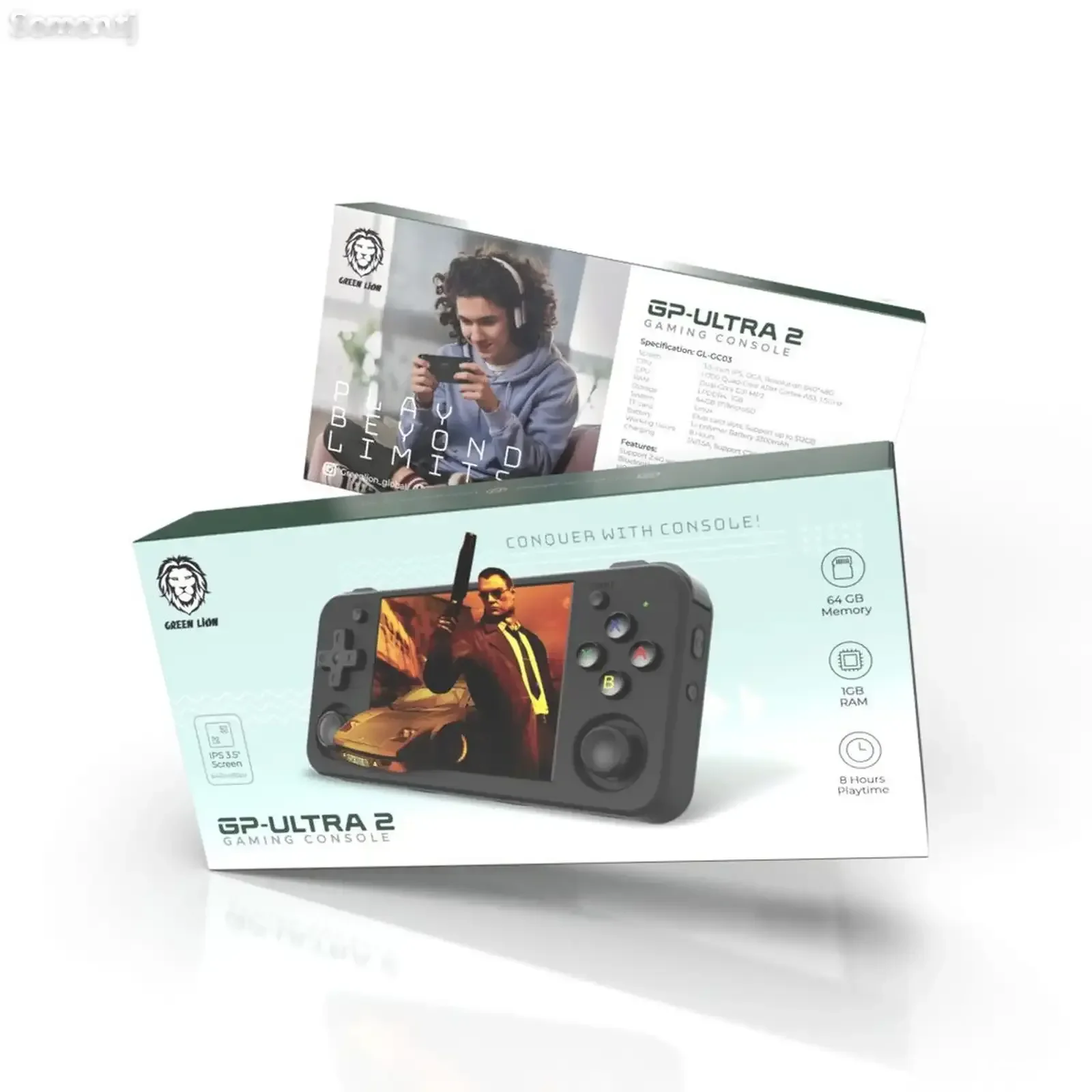 Игровая консоль Green Lion GP-Ultra 2 Gaming Console 1GB + 64GB — фото 2