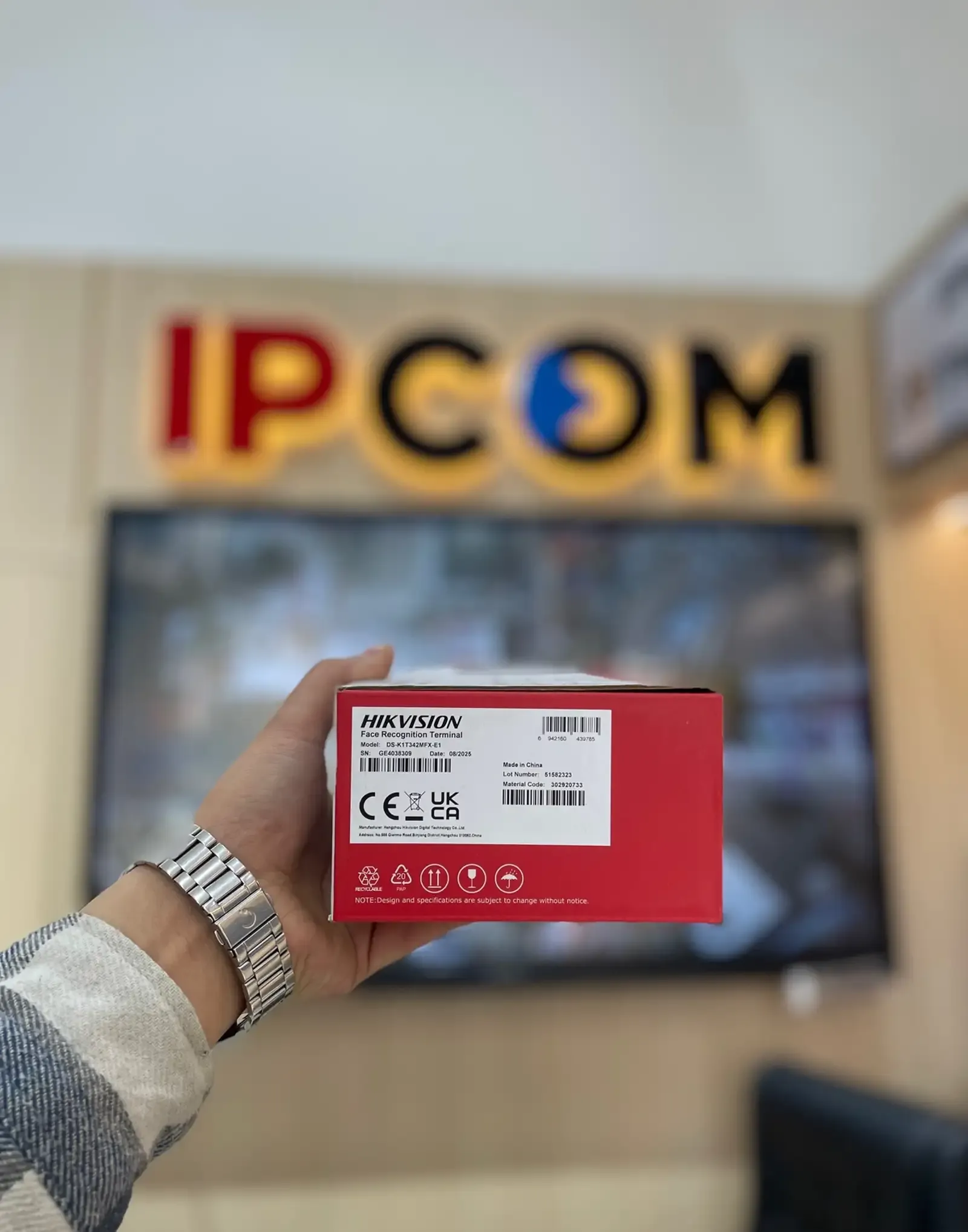 Терминал распознавания лицHikvision DS K1T342MFX E1
