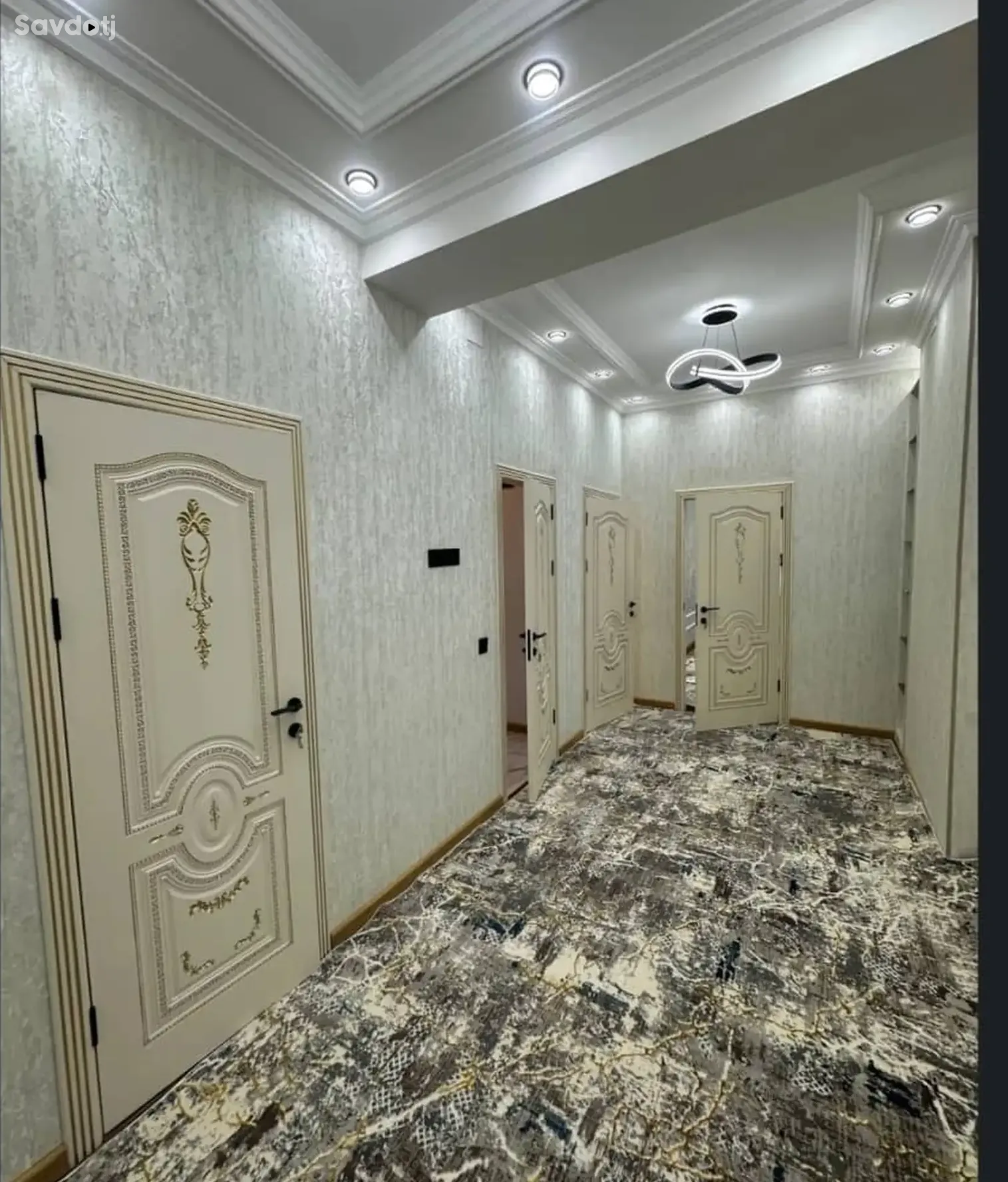 2-комн. квартира, 9 этаж, 60м², Сомони — фото 2