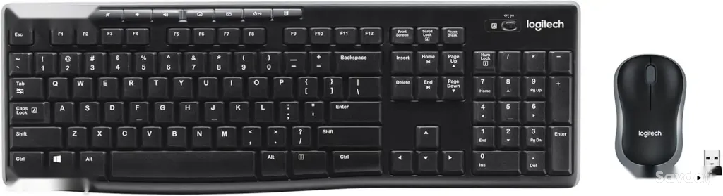 Комплект Logitech MK270 беспроводная клавиатура и мышь Black