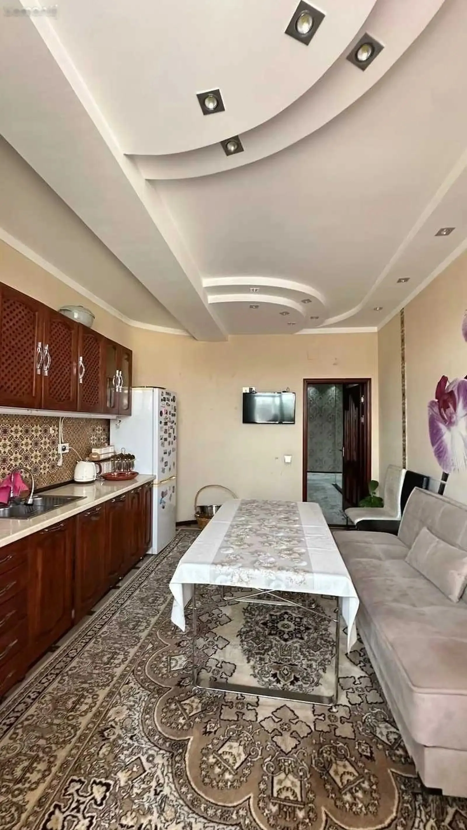 2-комн. квартира, 2 этаж, 102м², Сомони — фото 3