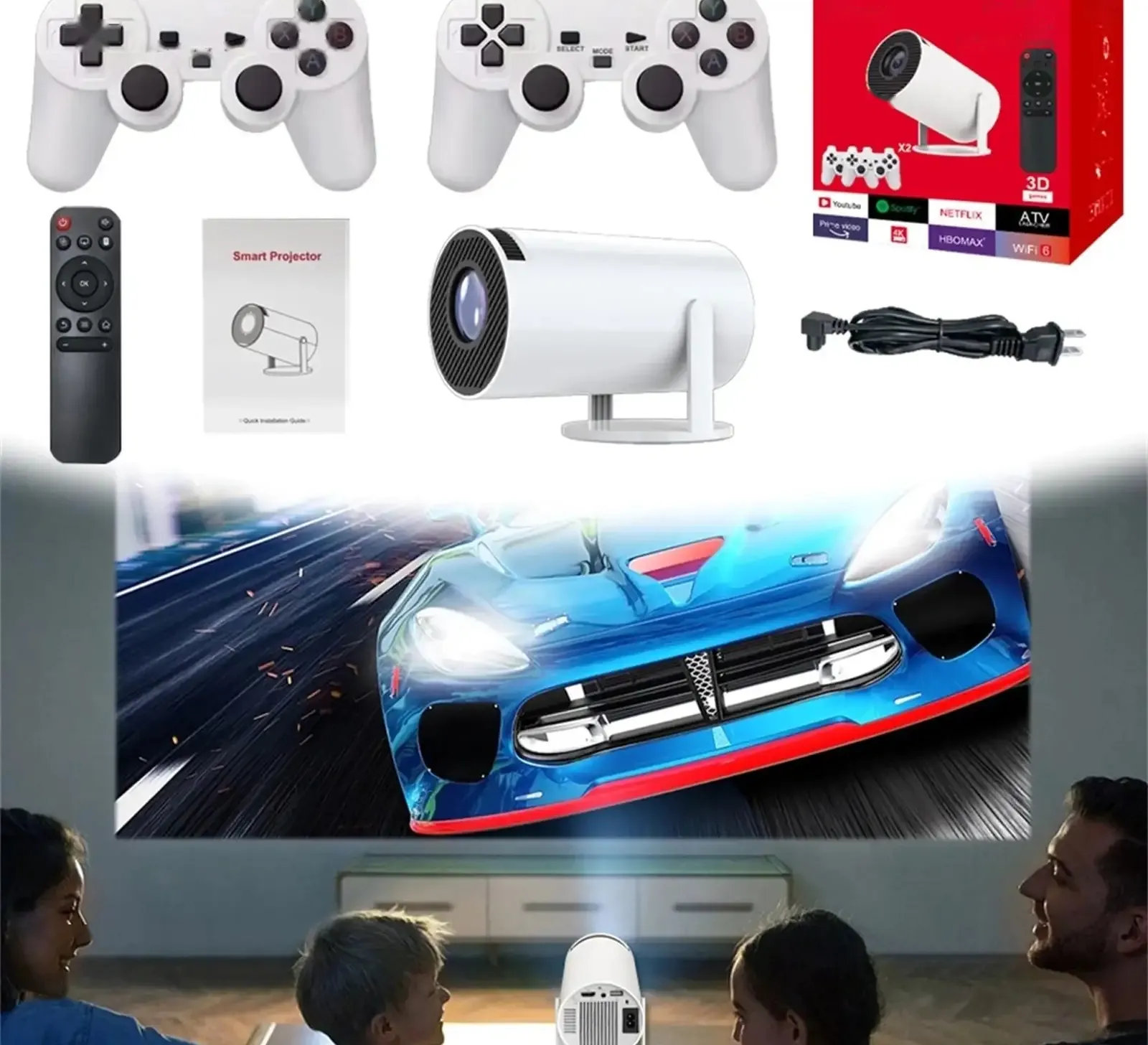 Проектор Game Projector HY300 2.4G Wireless
