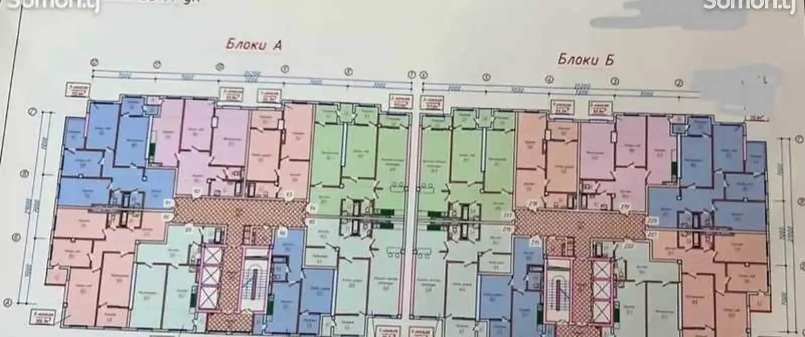 3-комн. квартира, 4 этаж, 118 м², И.Сомонӣ