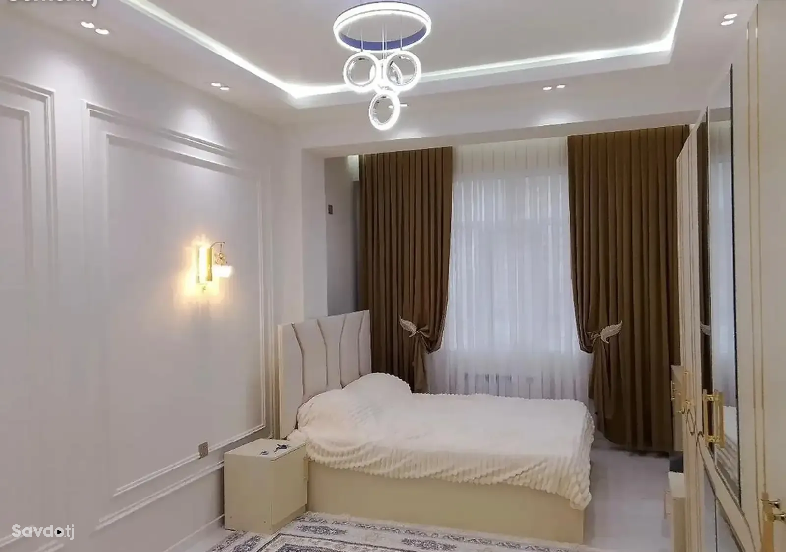 2-комн. квартира, 7 этаж, 87 м², Сомони — фото 2