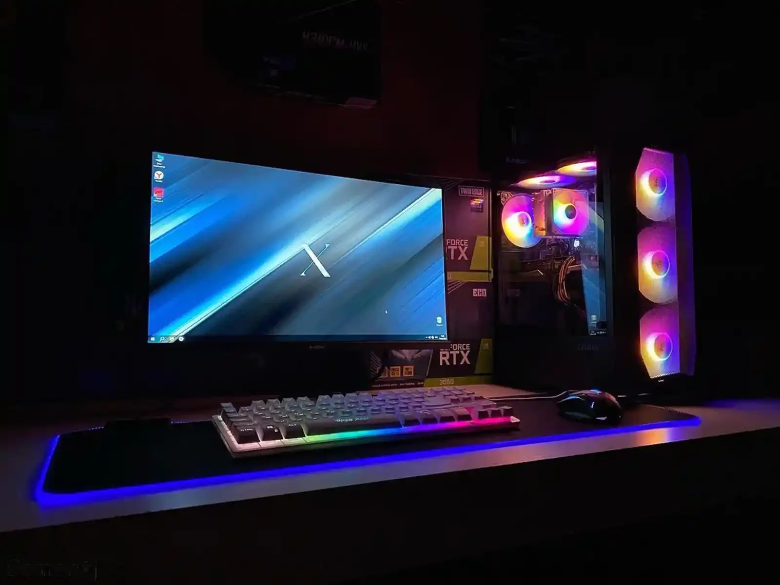 Игровой компьютер core i7 3770/RAM 16Gb/RX 580 8Gb/SSD 256Gb/HDD 1Tb — фото 2