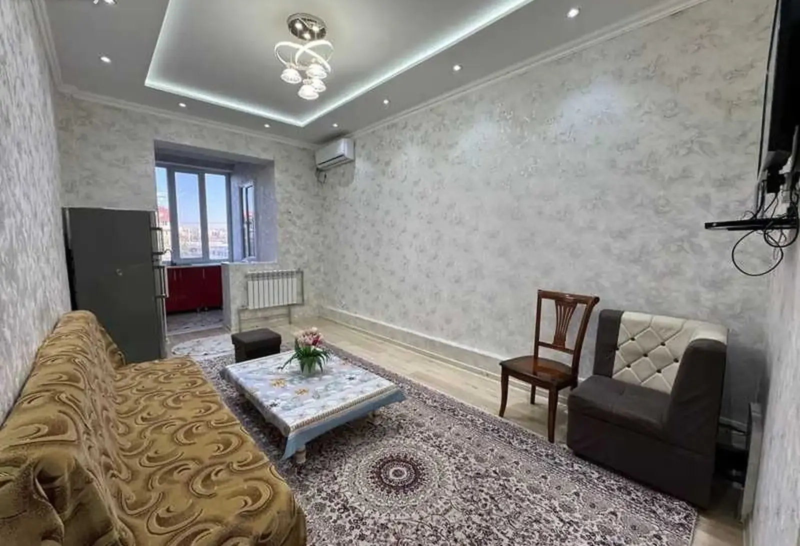 2-комн. квартира, 3 этаж, 76м², Қараболо