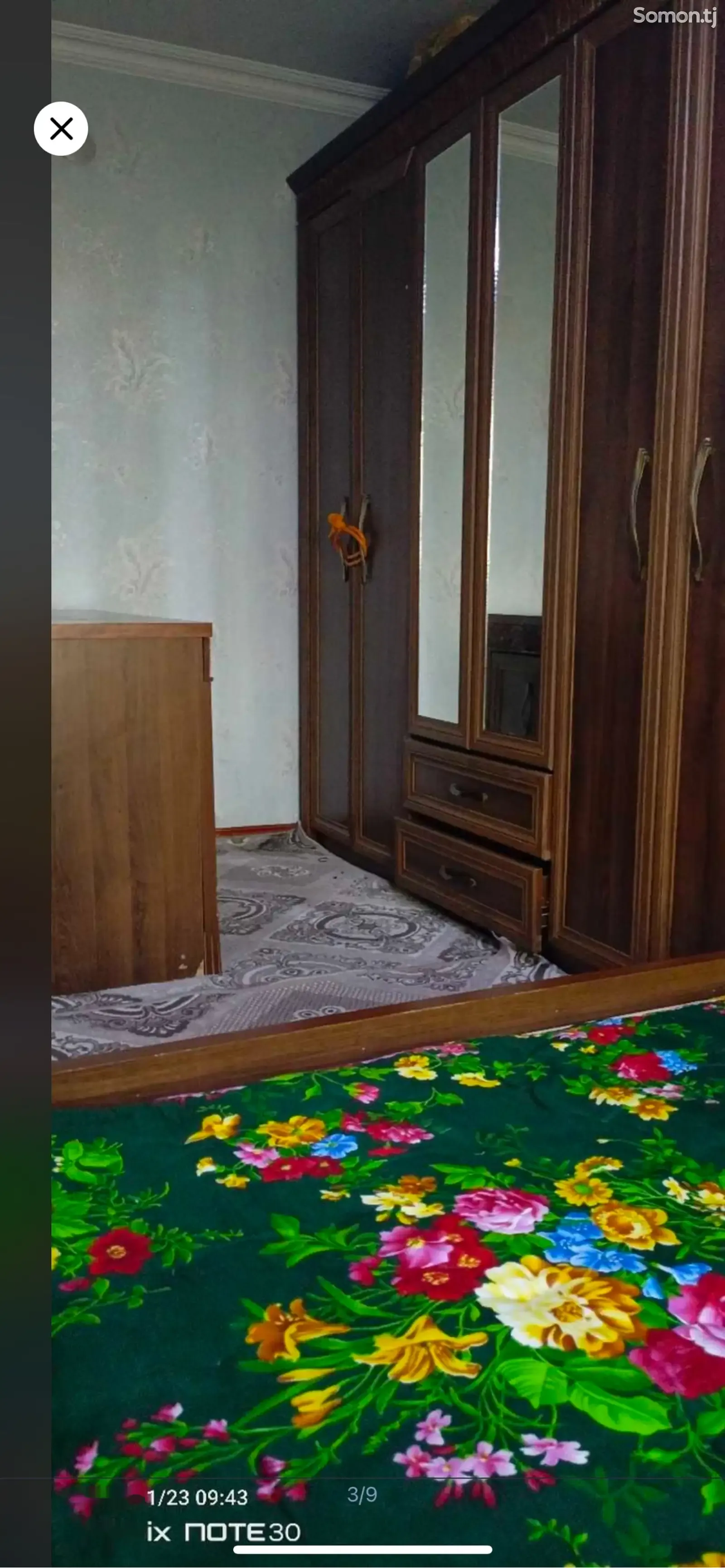 2-комн. квартира, 3 этаж, 56м², Шохмансур