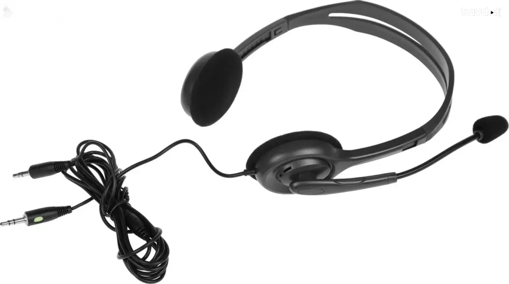 Гарнитура Logitech H110 Stereo Headset с шумоподавлением Dual 3.5 мм