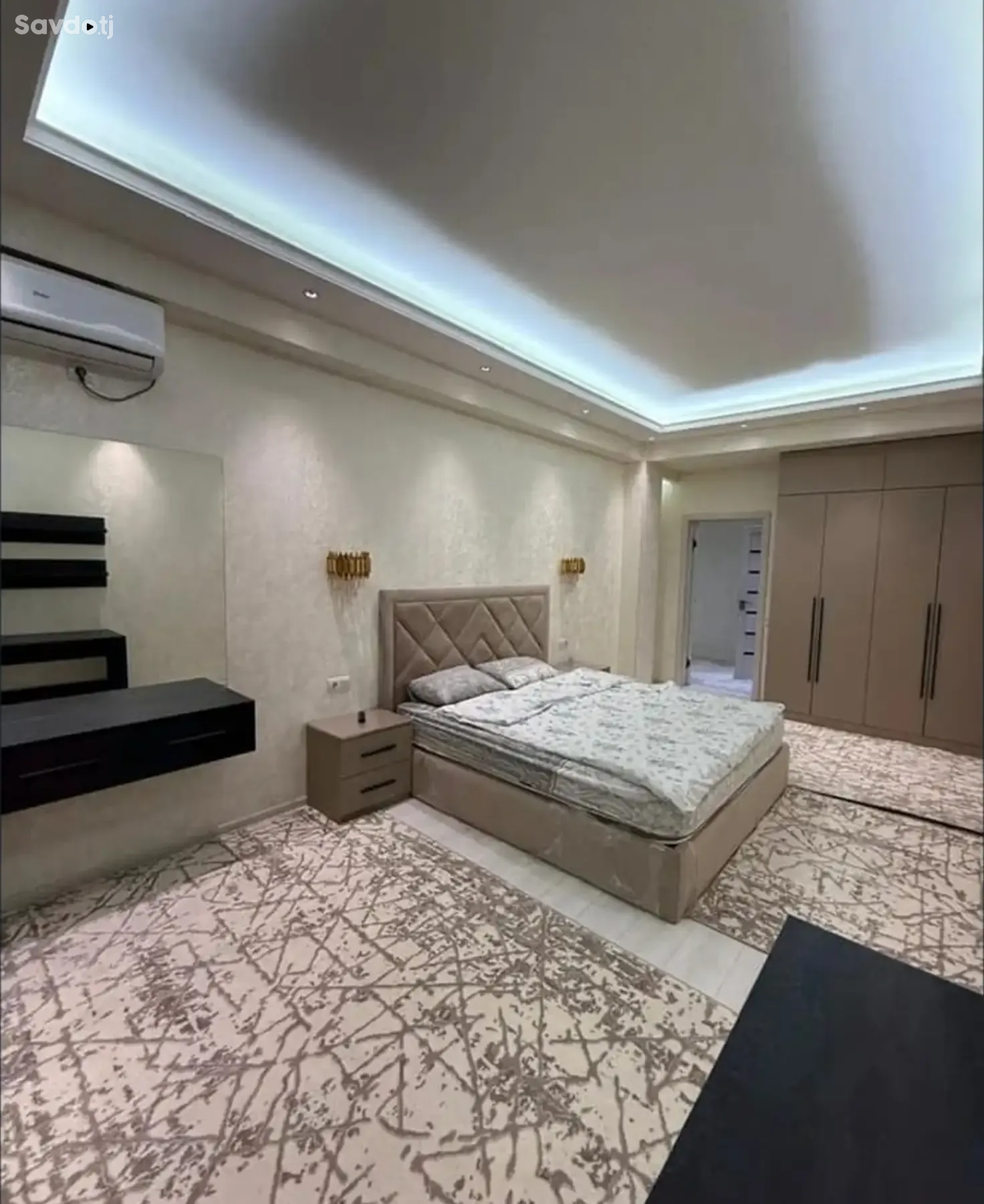 2-комн. квартира, 8 этаж, 84м², Сомони — фото 2