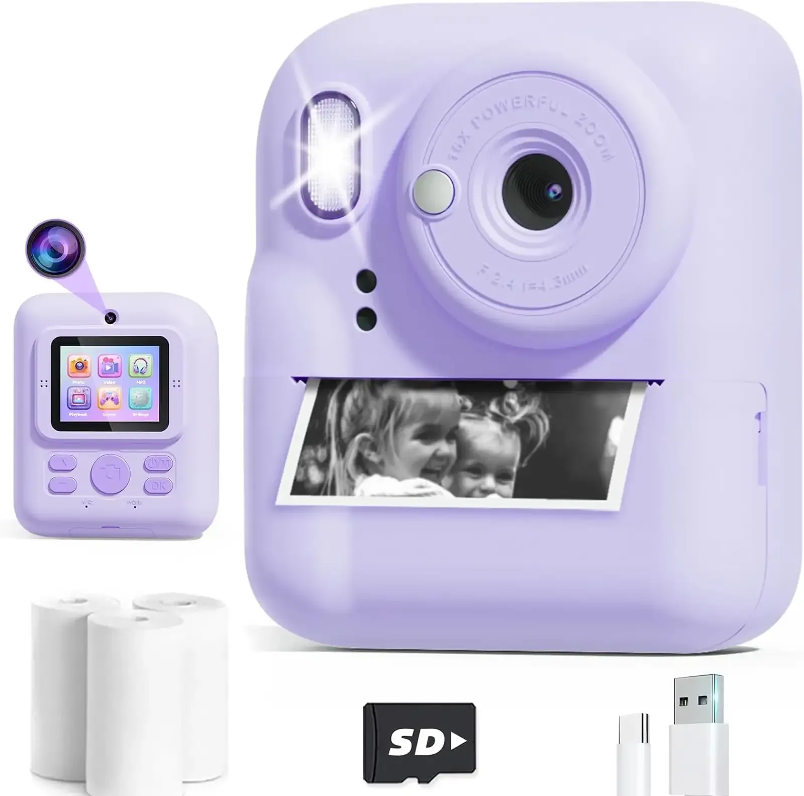 Детский фотоаппарат Digital Mini Camera розовый